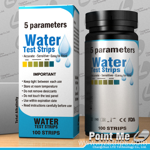 swimming pool 5 way water test strips